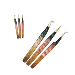 Cisailles beauté grande quantité pince à cils antidérapante en acier inoxydable applicateur d'extension de cils à pointe en fibre pointue - Product Image 6