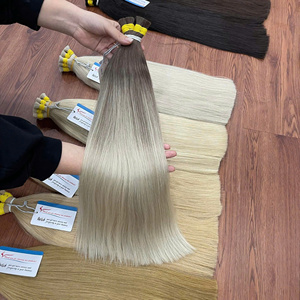 Extensiones de cabello humano vietnamita 100%, Remy recto y sedoso, tejido vietnamita a granel en varios colores, ¡el mejor precio! - Product Image 2