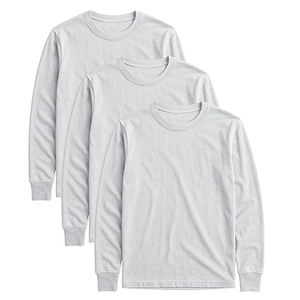 เสื้อสเวตเชิ้ตผู้ชายทรงปกติ สีพื้น ผ้าฝ้ายคุณภาพสูง 100% สวมใส่สบาย - Product Image 5