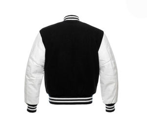 Venta al por mayor en blanco Bomber College Jacket Men Letterman Varsity Jacket Men's Varsity Jacket CollegeBaseballjacket para hombres - Product Image 6