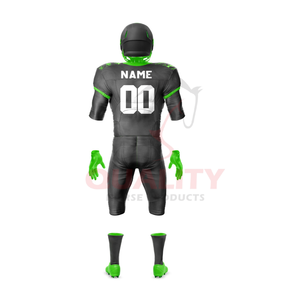 Uniforme de football américain en polyester 100% sur mesure maillot à manches courtes respirant pour jeunes et adultes ensembles imprimés grande taille - Product Image 2