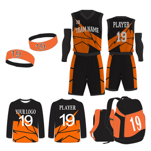 Kits complets de basket-ball uniforme chemise maillot sans manches respirant 100% polyester vente en gros OEM Service personnalisé unisexe basket-ball - Product Image 3