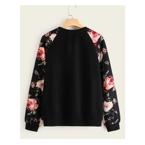 เสื้อสเวตเชิ้ตผู้หญิงคอกลมลายตัวอักษร สไตล์ลำลอง น้ำหนักเบา สำหรับฤดูหนาว คุณภาพสูง ราคาโรงงาน รับผลิตตามสั่ง ขายส่ง - Product Image 2