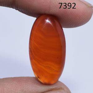 Hermosos cabujones ovalados de ónix rojo natural de buena calidad 100%, piedras preciosas sueltas para la fabricación de joyas del proveedor - Product Image 2