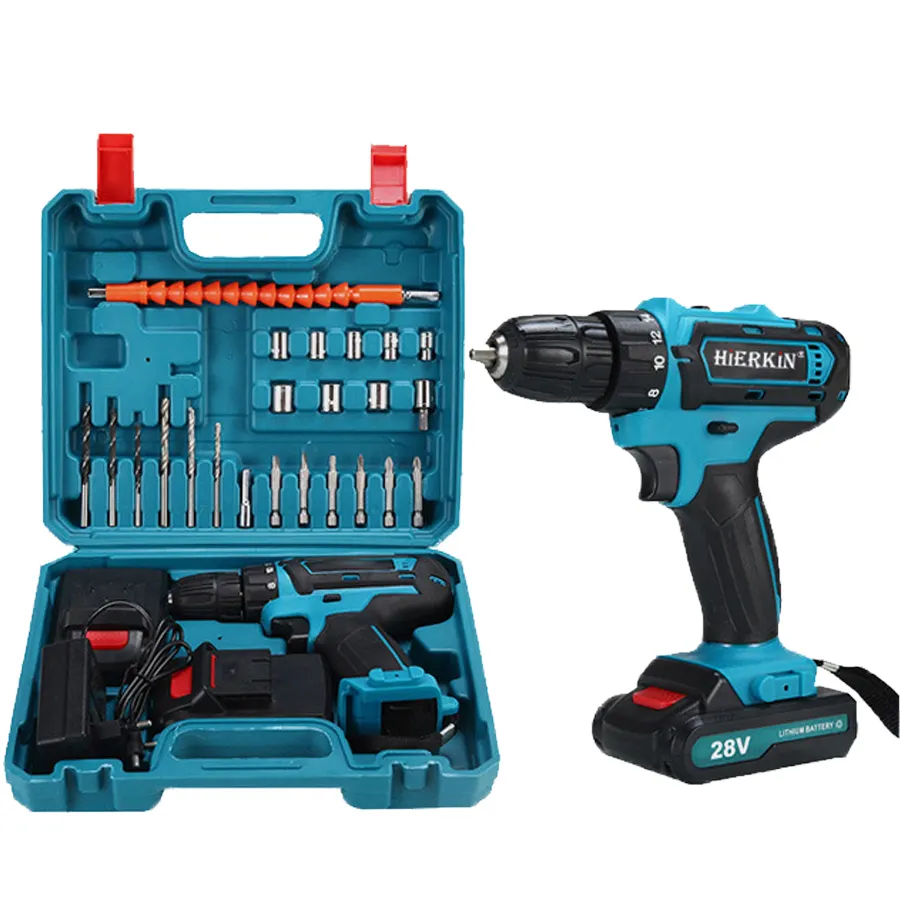 New design power tools cordless drilling machine impact drill set screwdriver electric Charge screwdriver set power drills