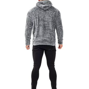 Pedidos a granel de sudaderas Sherpa de felpa con bolsillos de canguro, perfectas para minoristas que buscan ropa acogedora - Product Image 5