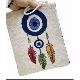 Bolso de Mano de Tela con Bordado a Mano DAFNI BIG PAZAR - Día de la Madre de Turquía - Product Image 2