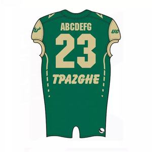 ออกแบบโลโก้เอง ชุดยูนิฟอร์มอเมริกันฟุตบอลแบบกำหนดเอง ออกแบบเอง เสื้ออเมริกันฟุตบอลปักลาย 7v7 คุณภาพสูง - Product Image 5