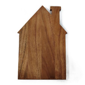 Planche à découper en bois en forme de maison, planche de présentation pour les sponsors, planche à découper, nouvelle vaisselle de haute qualité - Product Image 1