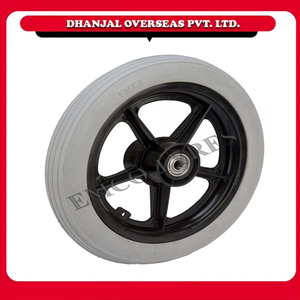 Ruedas de silla de ruedas traseras sólidas Emco, superventas de 2024, duraderas, fiables, sin garantía para uso diario, reemplazo para todos los terrenos - Product Image 2