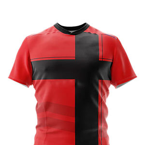 Ensembles d'uniformes de rugby pour hommes en gros OEM, maillots personnalisés avec logo en relief sublimé, imprimés, 100 % coton, antibactériens - Product Image 4