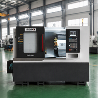 Tour CNC à banc incliné CKD108L pour fabrication sous contrat, 12 outils, tourelle servo