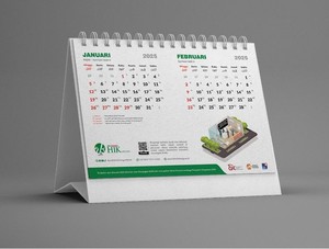 Impresión de calendario de mesa personalizada 2025 Impresión de calendarios de escritorio - Product Image 3