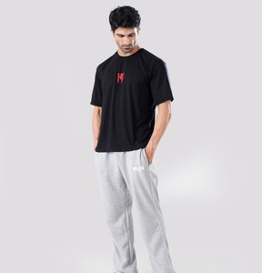 เสื้อยืดออกกำลังกายสำหรับผู้ชายเสื้อยืดผ้าฝ้ายระบายอากาศน้ำหนักเบา100% ออกแบบโลโก้ได้ตามต้องการ - Product Image 4