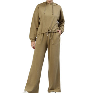 Conjunto Deportivo de 2 Piezas para Mujer, Conjuntos Deportivos de Invierno, Chándales de Dos Piezas, Chándales Personalizados de la Mejor Calidad para Mujer - Product Image 1