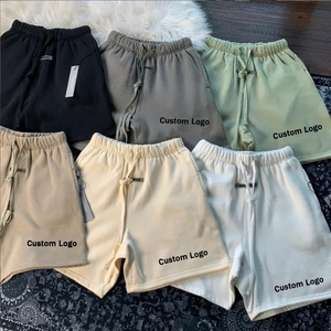 Vente directe d'usine pas cher prix couleur unie grande taille shorts pour hommes vêtements d'été coupe ajustée grande taille shorts décontractés pour hommes - Product Image 1