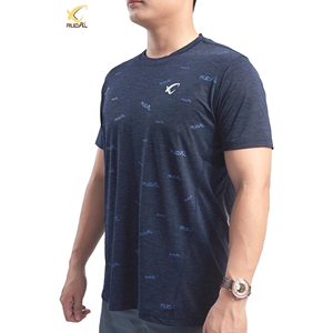 002-เสื้อผ้าผู้ชายเสื้อยืดผู้ชายแห้งเร็วระบายอากาศได้ดีกำหนดโลโก้95% 5% โพลีเอสเตอร์สแปนเด็กซ์ชุดกีฬาสำหรับฟิตเนสเนส - Product Image 2