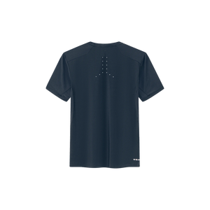 เสื้อยืดคอกลมผู้ชาย ERKE ผ้าฝ้ายออร์แกนิก 100% พิมพ์ลายเจอร์ซีย์ น้ำหนักผ้า 300 กรัม สีฟ้าหมอกเข้ม-รุ่น 11225202326-603 - Product Image 2