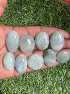 Piedra preciosa aguamarina natural, venta al por mayor, lote de Aguamarina hecho a mano, cabujón de Aguamarina, fabricación de joyas, piedra preciosa de cristal, - Product Image 3