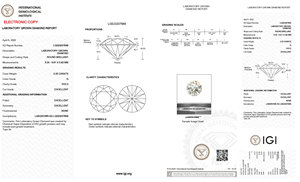 Diamant rond en vrac cultivé en laboratoire de haute qualité coupe brillante 3 carats E couleur VS pierre certifiée clarté pour la fabrication de bijoux de mariée - Product Image 5