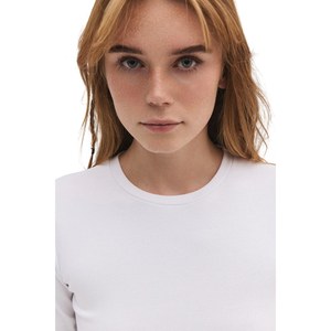 Camiseta de Mujer 100% Algodón, Suave, Transpirable, Estilo Casual Deportivo Y2K, Cuello Redondo, Manga Larga, Talla XL, Versión Mesh Mega Merchant - Product Image 3