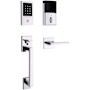 Serrure connectée WiFi intelligente, serrure de porte numérique, contrôle par application, entrée par bouton-poussoir pour portes en aluminium, acier et bois - Product Image 4