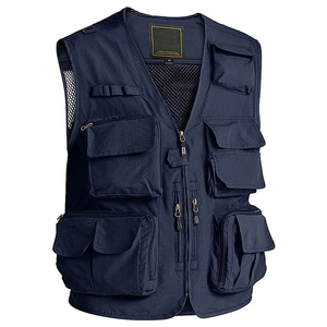 Chaqueta de Trabajo Protectora para Exteriores en Oferta, Chaleco de Seguridad Reflectante de Alta Visibilidad para Construcción con Múltiples Bolsillos - Product Image 5