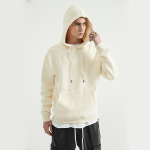 Sweat-shirt à capuche unisexe doublé en polaire avec logo personnalisé Sweats à capuche unis pour hommes Hiver chaud et décontracté Streetwear - Product Image 3