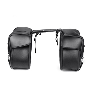 กระเป๋าแซดเดิลหนังโลโก้ออกแบบได้ตามต้องการกระเป๋าหนังอานสำหรับมอเตอร์ไซค์ - Product Image 3