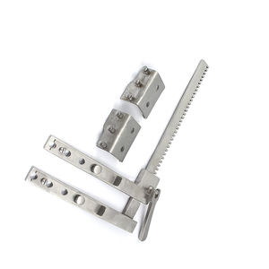 Écarteur d'instruments chirurgicaux manuel Burford avec 2 paires de lames Épandeurs de côtes en acier allemand - Product Image 6