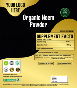 Polvo de extracto de hierbas de Neem orgánico Premium directamente del fabricante indio Super Greens Etiqueta Privada Super Food Green - Product Image 2