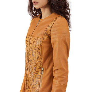 Latest Arrival Women's Winter Jacket Eco-Friendly Windproof Breathable Canvas Leather Zipper Casual Finished Adult Size Plain - Product Image 6