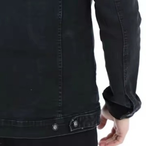 2025 chaqueta de mezclilla para hombre con cierre de botón elegante diseño de manga Regular Denim moda comodidad chaquetas de hombre - Product Image 3