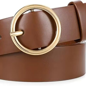 Cinturones de Cuero de Diseño Nuevo a Precio de Mayoreo, Hebilla de Hombre de Lujo Personalizada, Cuero Vacuno Vintage, Cinturón de Cuero Genuino para Hombre con Calidad Económica - Product Image 1