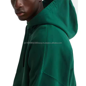 Sudadera con Capucha 100% Algodón para Hombre, Personalizada, Gruesa, Holgada, con Hombros Caídos, Estilo Urbano, Lavado Ácido - Product Image 2