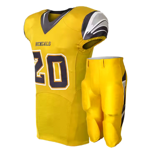 Nueva llegada precio al por mayor logotipo personalizado y diseños camisetas universitarias para adultos camisetas Club equipos uniforme de fútbol americano - Product Image 6