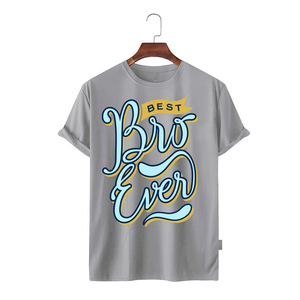 T-shirt à manches courtes en coton 160g pour homme, grande taille, respirant, écologique, anti-boulochage, style streetwear, OEM - Product Image 2