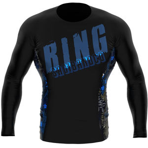 Chemise de compression personnalisée à manches longues Logo de surf Mma Bjj Rashguards de Jiu Jitsu sublimés Concevez votre propre Rash Guard personnalisé - Product Image 4