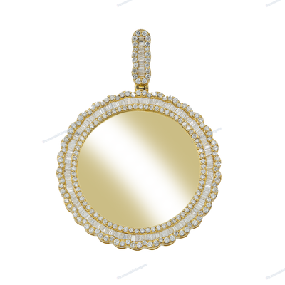 Whit Gold Plated