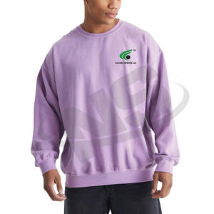 Sudadera de mezcla de algodón básico Premium para hombre, traje liso suelto, ropa de invierno personalizable, sudaderas de proveedor de Pakistán - Product Image 1