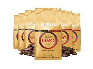 Vente en gros de grains de café original Lavazzaa Qualita Oro 1kg Vente en gros Qualité Italie Espresso Arabica Prix d'usine Fournisseur en gros - Product Image 2