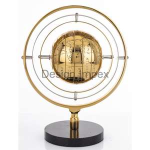 Anneaux circulaires cadre Globe modèle Globe rotatif avec Base objets de Table décoratifs artisanat en métal articles de décoration de bureau à domicile - Product Image 6