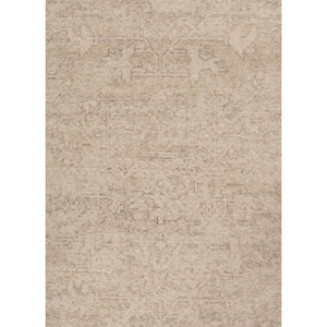 Tapis en laine noué à la main Erbe Ivory, couleur unie, design abstrait rectangulaire pour la maison, le couloir - Modèle GS-11(FR)(VA) par Jaipur Rugs US - Product Image 3