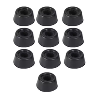 Pour Embout de Queue de Billard Moderne en Caoutchouc Noir, Accessoires de Queue de Billard