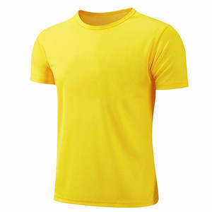 Hot Selling Men's Quick-Drying High Street Style Crew Neck <b>T</b>-<b>Shirts</b> Summer Breathable Comfortable Solid Durable Knitted 220g - Product Image 2