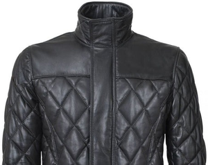 Nouvelle arrivée 2026 Veste matelassée à capuche en cuir pour homme, imperméable et respirante, avec col montant, pour homme et femme, décontractée - Product Image 3