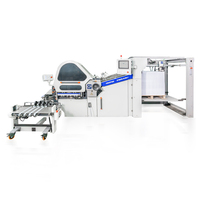 Machine de pliage numérique automatique CP avec écran tactile, configuration de pliage automatisée, sélection de la taille de la feuille d'entrée et du motif