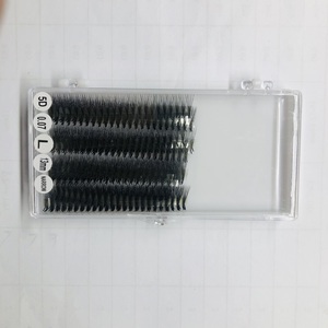 Extensiones de pestañas prefabricadas hechas a mano, ventiladores básicos, pestañas puntiagudas de volumen básico en tiras 3D 4D 5D 6D y ventiladores de rizos CC D M L - Product Image 1