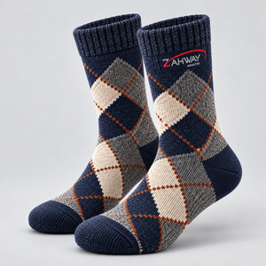 Custom <b>Winter</b> <b>Socks</b> High Quality Warm Soft <b>Winter</b> <b>Socks</b> Thick Comfortable Fabric Breathable Stretch Design for Cold Weather Use - Product Image 1