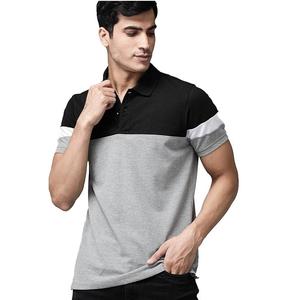 Approvisionnement en gros T-shirt tendance à col pour hommes, parfait pour les looks décontractés et les modes de vie actifs, disponible à un prix abordable - Product Image 3